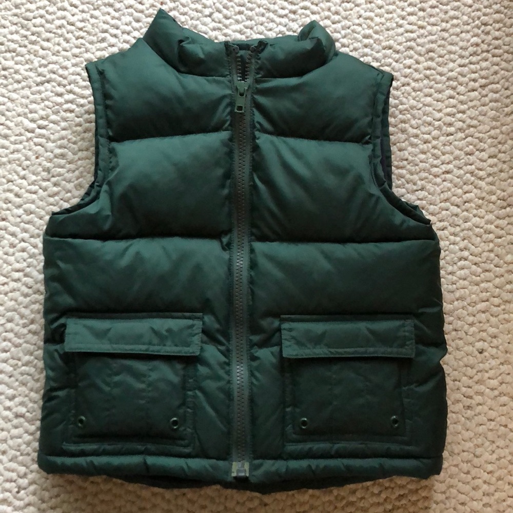Gymboree hunter green puffer vest 2T-3T